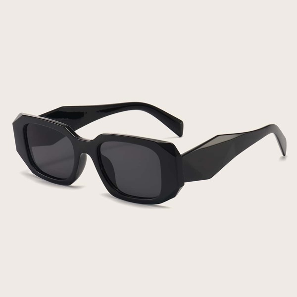 

Men Geometric Frame Sunglasses, Dark grey