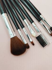 Bộ cọ trang điểm 7 chiếc giá rẻ, dụng cụ trang điểm toàn diện bằng lông mềm di động, cọ trang điểm/cọ mỹ phẩm, bộ cọ, bộ cọ trang điểm, bộ cọ trang điểm, bộ cọ trang điểm, bộ trang điểm hoàn chỉnh, bộ cọ trang điểm, bộ trang điểm hoàn chỉnh, bộ cọ, bộ cọ trang điểm, bộ quà tặng trang điểm - màu đen - Xem 4