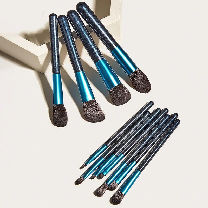 

11pcs Makeup Brush Set, Royal blue