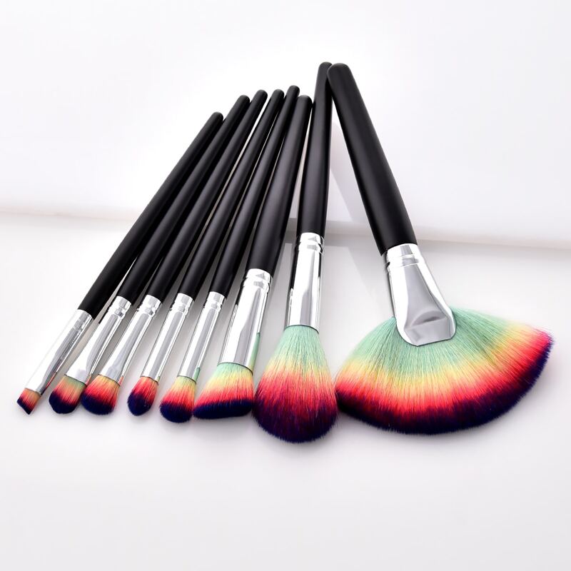 

8pcs Makeup Brush Set, Black