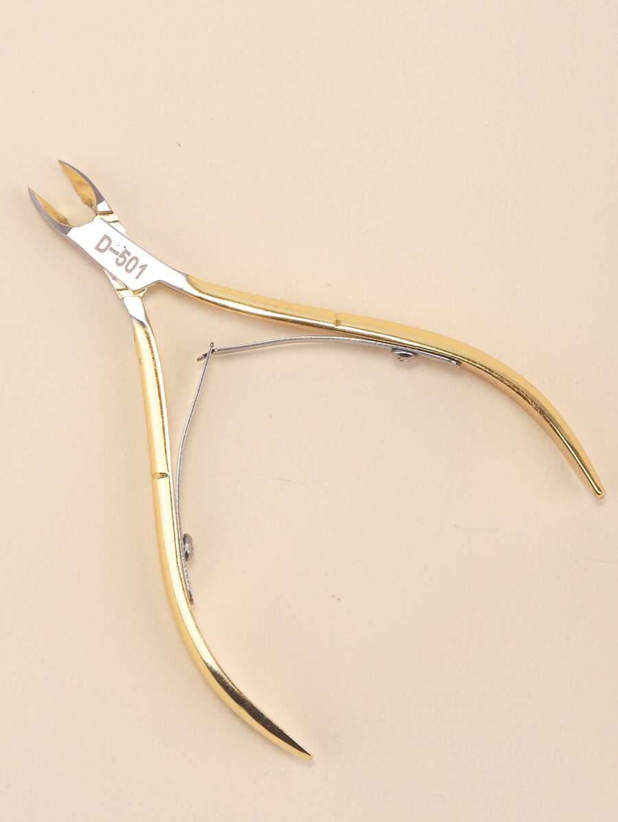 1pc Dead Skin Nail Scissor - Gold - View 1