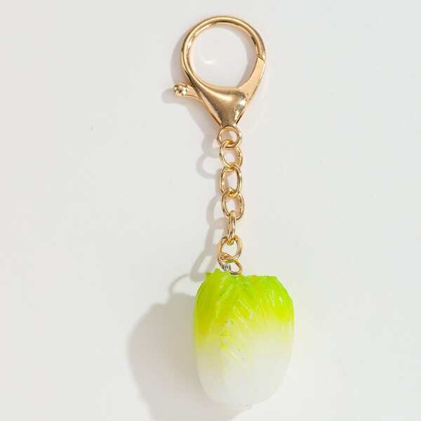 

Cabbage Design Bag Charm, Multicolor