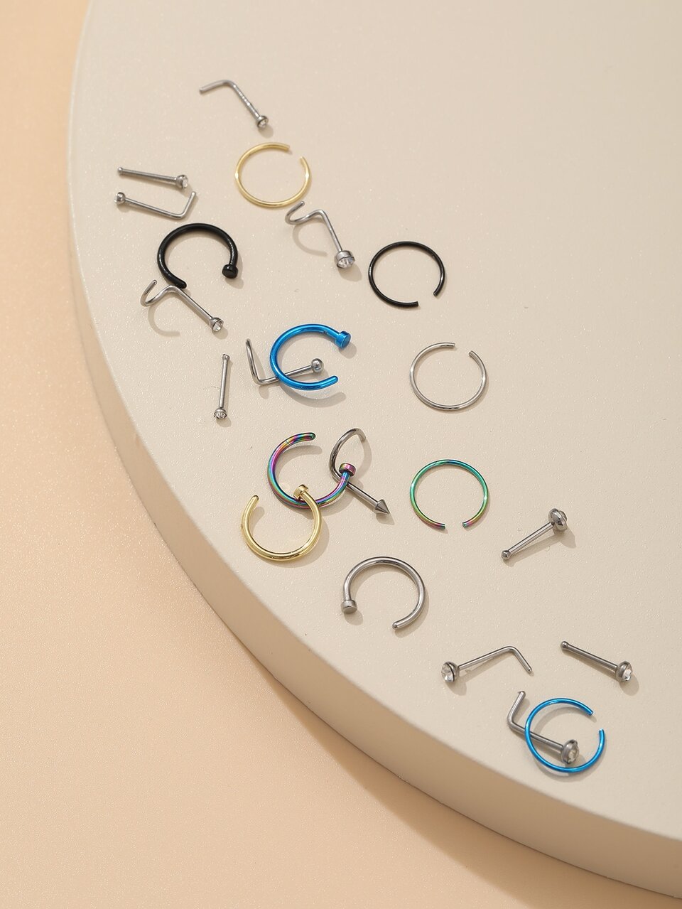 22pcs Minimalist Nose Ring