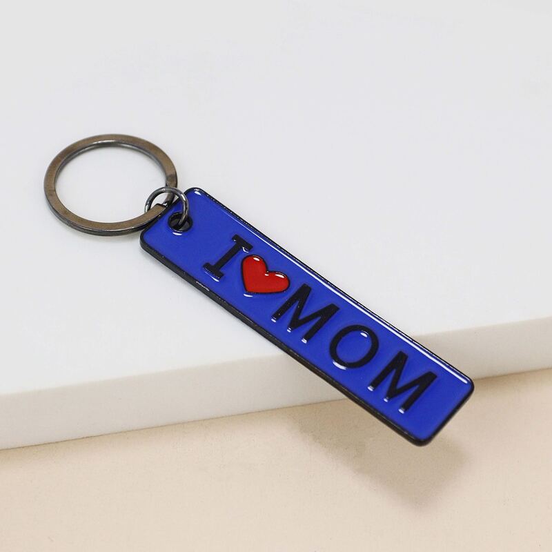 

Letter Graphic Keychain, Royal blue