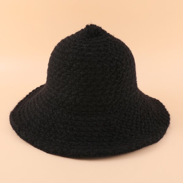 

Solid Knitted Hat, Black
