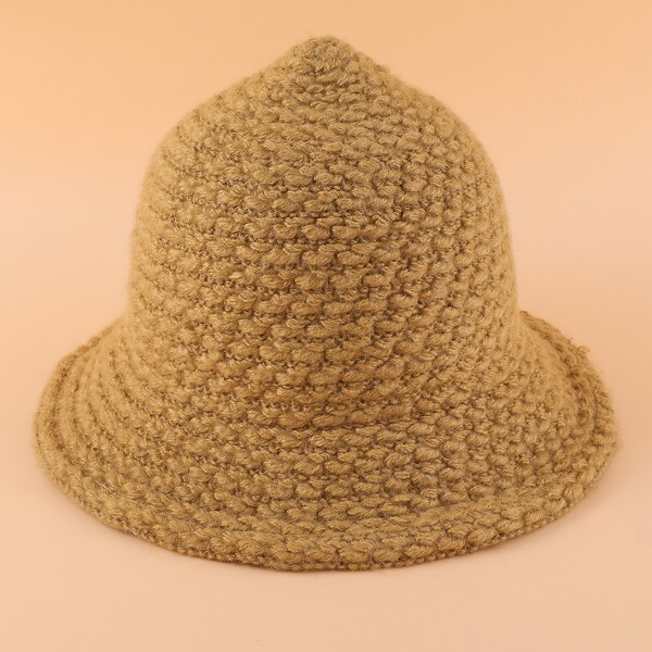 

Solid Knitted Hat, Yellow