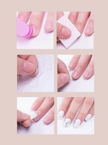 20Sheets Transparent Double Side Glue Nail Sticker For Press On Nail Sticky Tabs, Waterproof Breathable False Nail Tips Jelly Adhesive Tabs Nail Glue Super Sticky Fake Nail Glue,Nail Supplies,Nail Tools,Nail Art Tools,Back To School,Nails,Nail Tools For Press On Nails - Clear - View 2