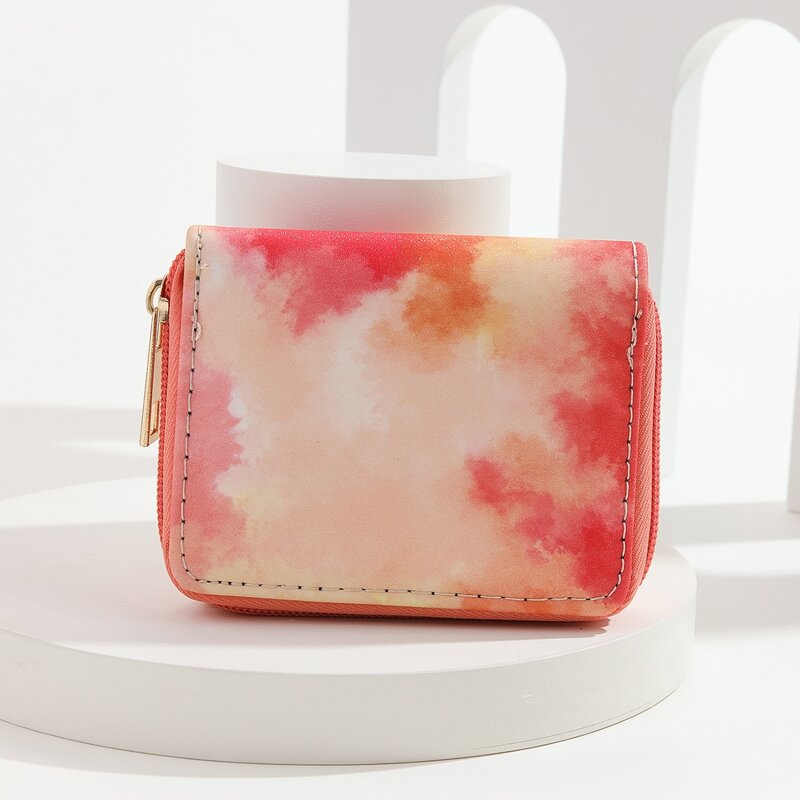 

Tie Dye Graphic Purse, Orange