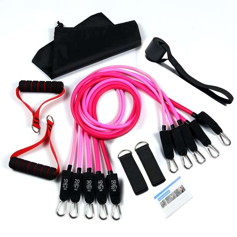 

Fitness Multifunction Resistance Band Set, Pink