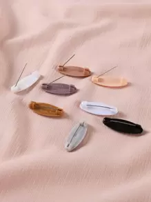 8pcs Delicate Geometric Scarf Brooch Pin Elegant Scarf Accessories Clothing Shawl Pin Colorful Pins - Multicolor - View 4