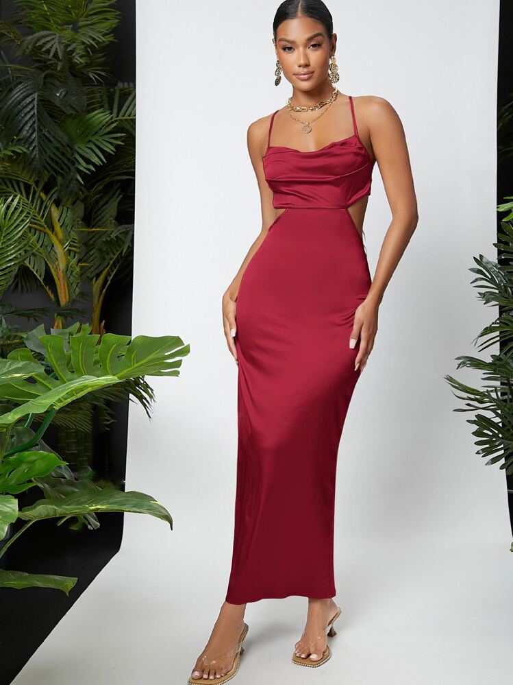 strapless open back dress Sudi Etuz Jersey Mini Dress with Ruffles main image 0