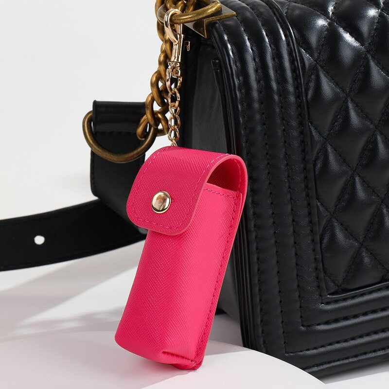 

Pu Bag Decor Bag Charm, Hot pink