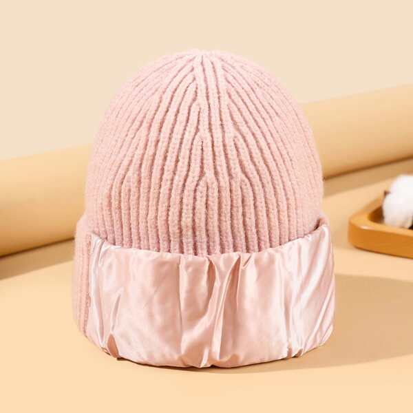 

Minimalist Solid Beanie, Pink