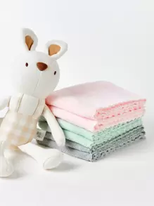 3pcs Simple Burp Cloth - Multicolor - View 4