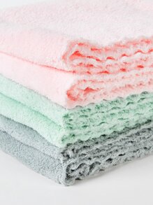 3pcs Simple Burp Cloth - Multicolor - View 5