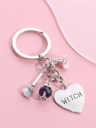 Heart Charm Keychain For back to school