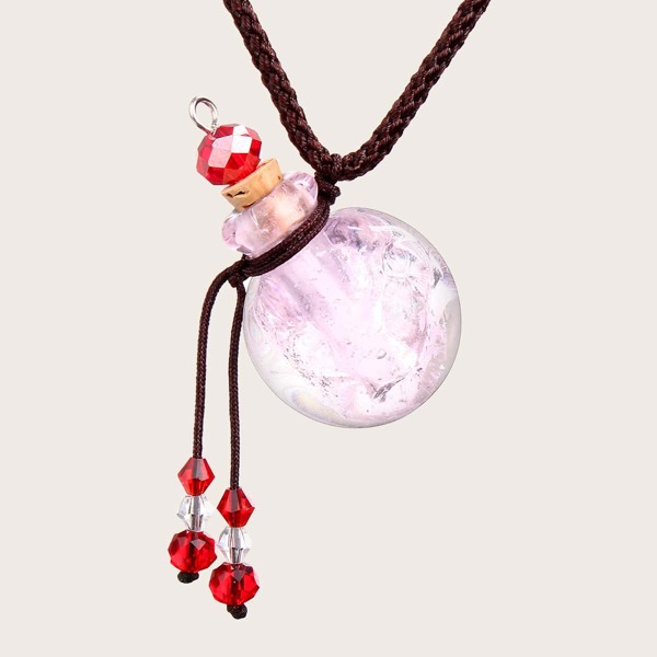 

Bottle Charm Necklace, Multicolor