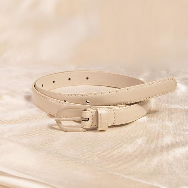 

Metal Buckle Belt, Khaki