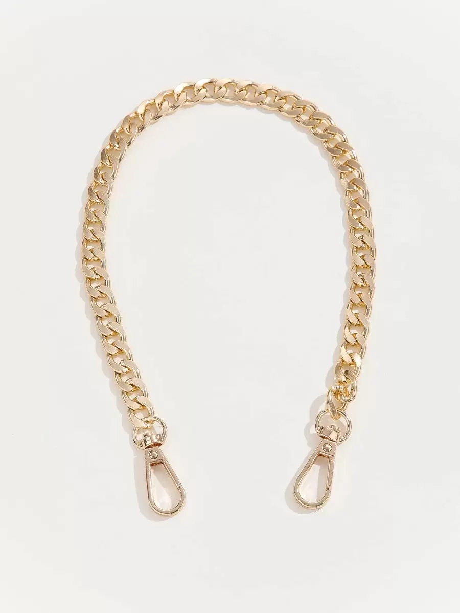 1pc Simple Fashion Chain Strap, Convertible Bag Shoulder Strap - Gold - View 1