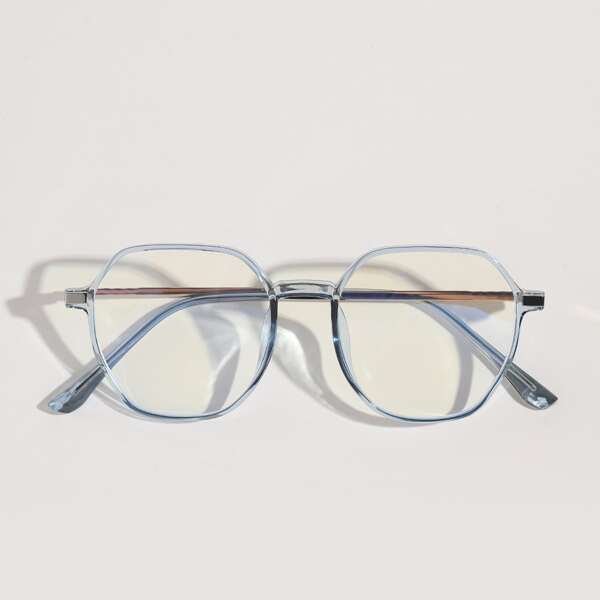 

Geometric Frame Anti-Blue Light Eyeglasses