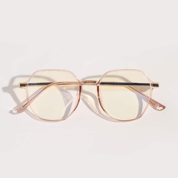 

Geometric Frame Anti-Blue Light Eyeglasses