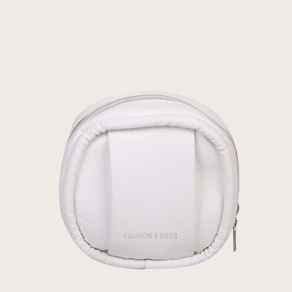 

Minimalist Circle Bag, White