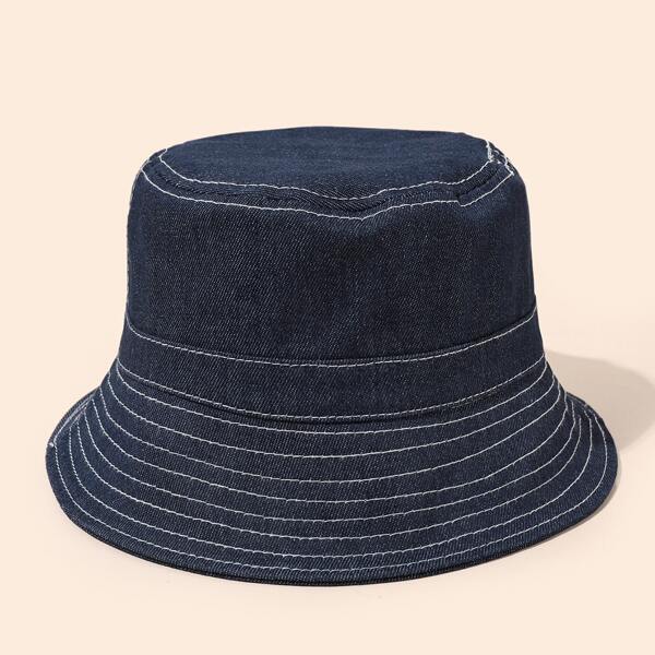 

Solid Bucket Hat, Navy blue