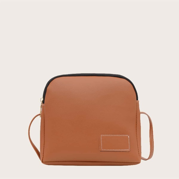 

Girls Minimalist Crossbody Dome Bag, Brown