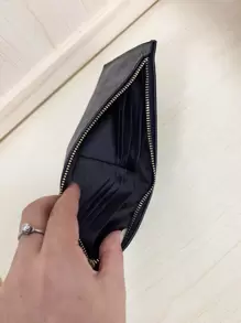 Minimalist Long Purse - Grey - View 3