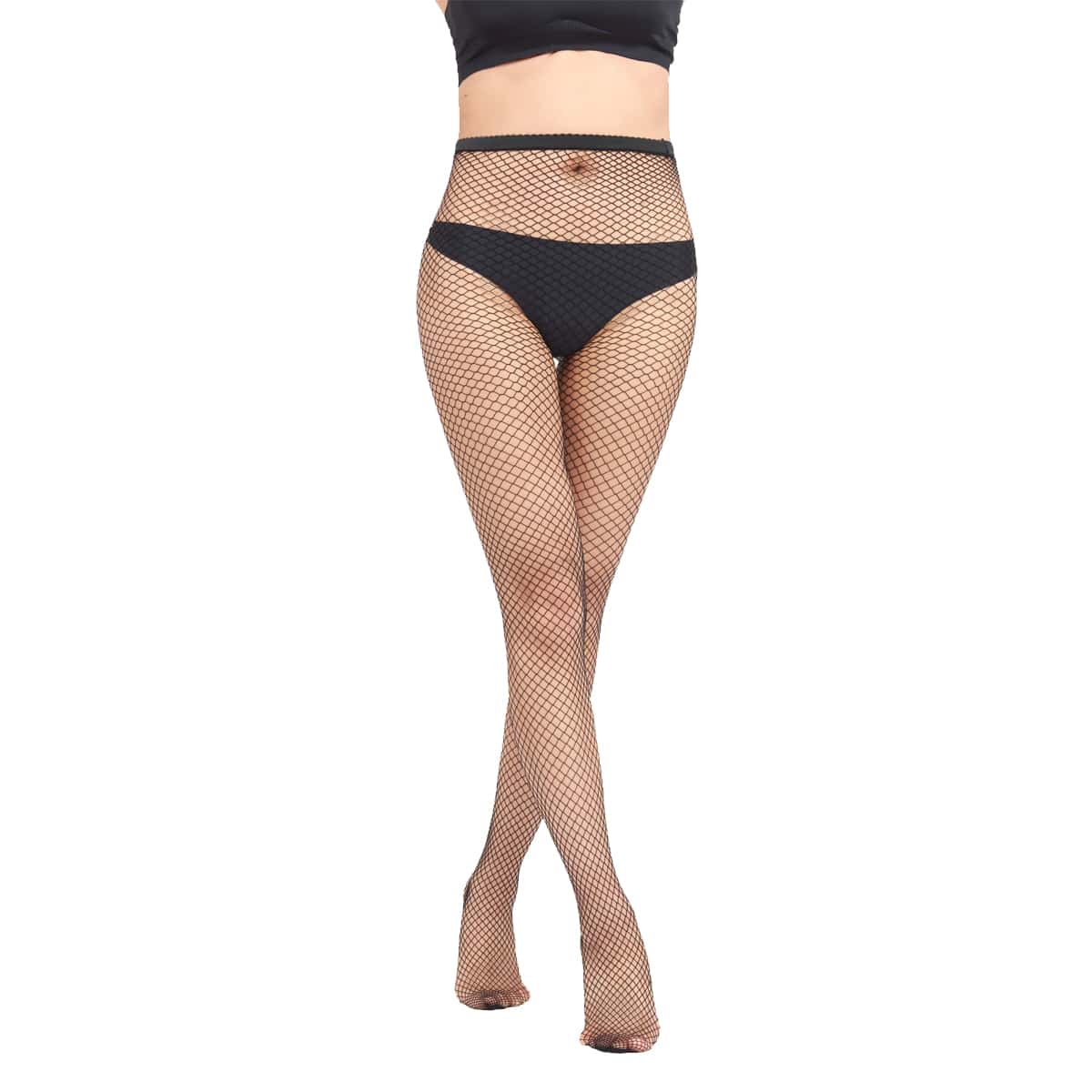 

Simple Fishnet Tights, Black