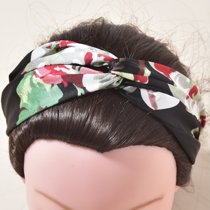 

3pcs Flower Pattern Headband, Multicolor