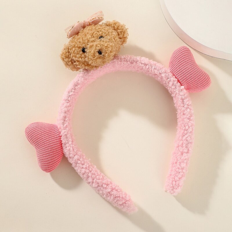 

Bear Decor Headband, Pink