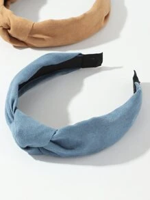 4pcs Knot Decor Headband - Multicolor - View 4