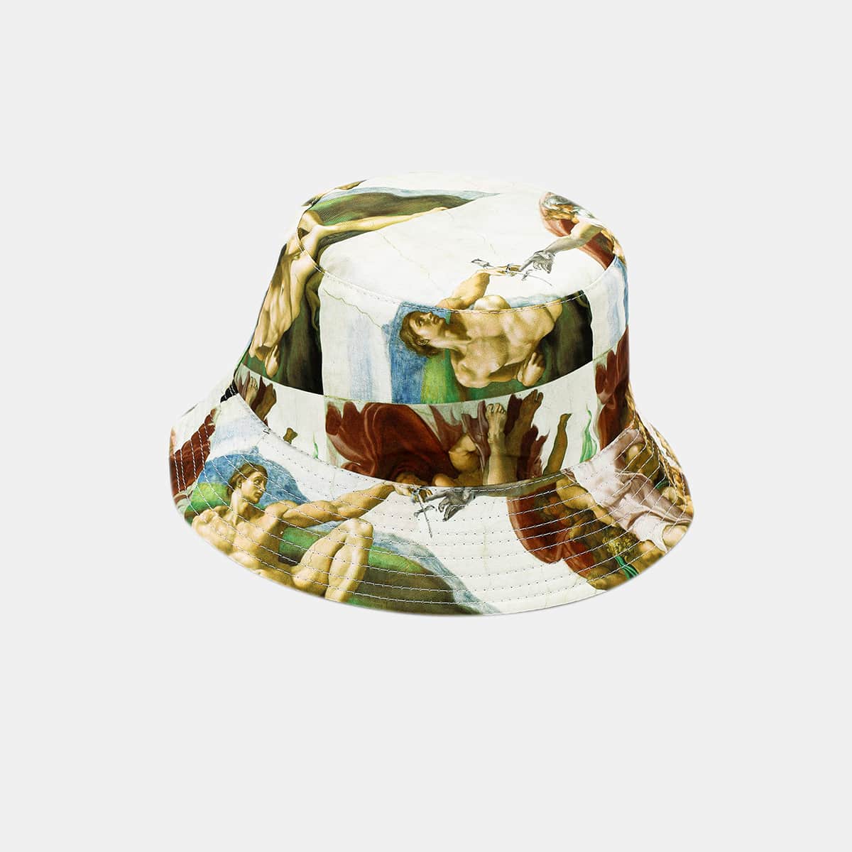 

Figure Graphic Bucket Hat, Multicolor