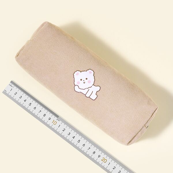 

Cartoon Graphic Pencil Case, Apricot