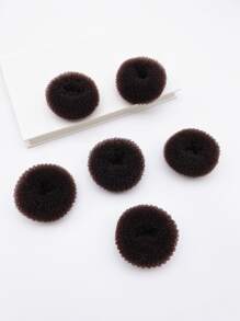 Extra Small Hair Bun Maker For Kids, 6pcs Chignon Hair Donut Sock Bun Form For Girls, Mini Hair Doughnut Shaper For Short And Thin Hair (Small Size 2 Inch, Dark Brown),Hair,Hair Rollers,Curly Hair,Heatless Curl,Heatless Curls,Hair Curler,Barber,Hair Tools,Hair Products,Hair Accessories,Hair Curlers,Barber Accessories,Travel,Rollers,Hair Stuff,Hair Accessories,Curly Hair Products,Curler,Rollers For Hair,Hairdressing Equipment,Accessories,Hair Curl,Curly Hair Tools,Hair Roller,Christmas,Barbershop,Hair Curling Iron, Barber Accessories, Hair Accessories, Curling Iron, Hairdressing - Coffee Brown - View 1