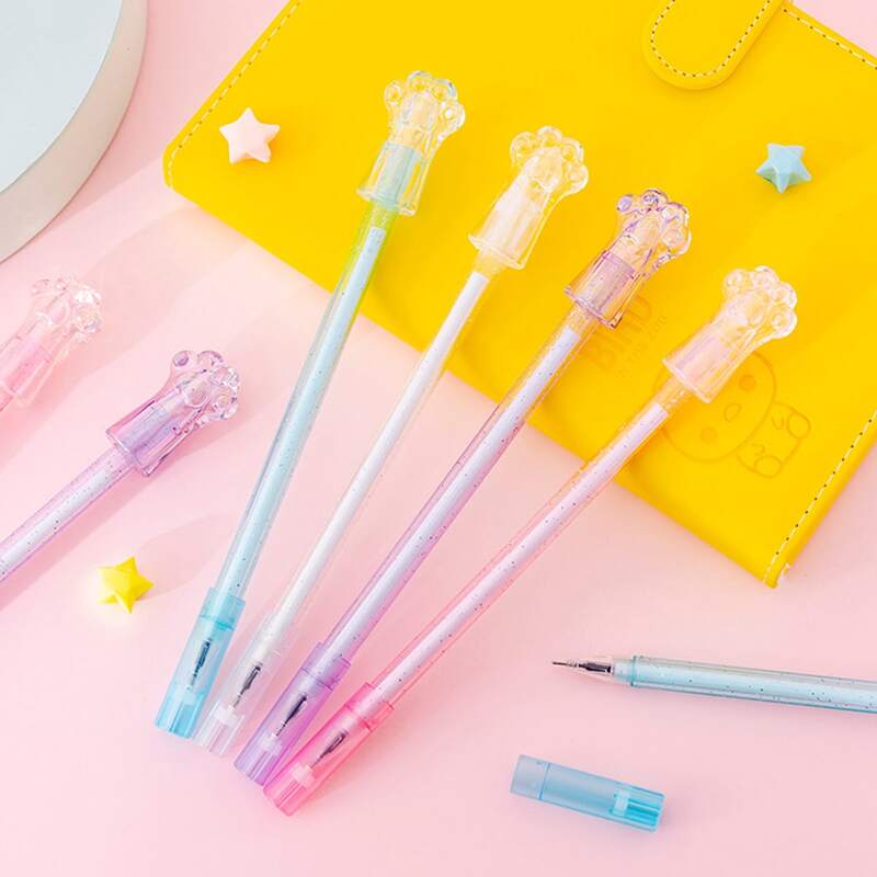 

1pc Random Paw Gel Pen, Multicolor