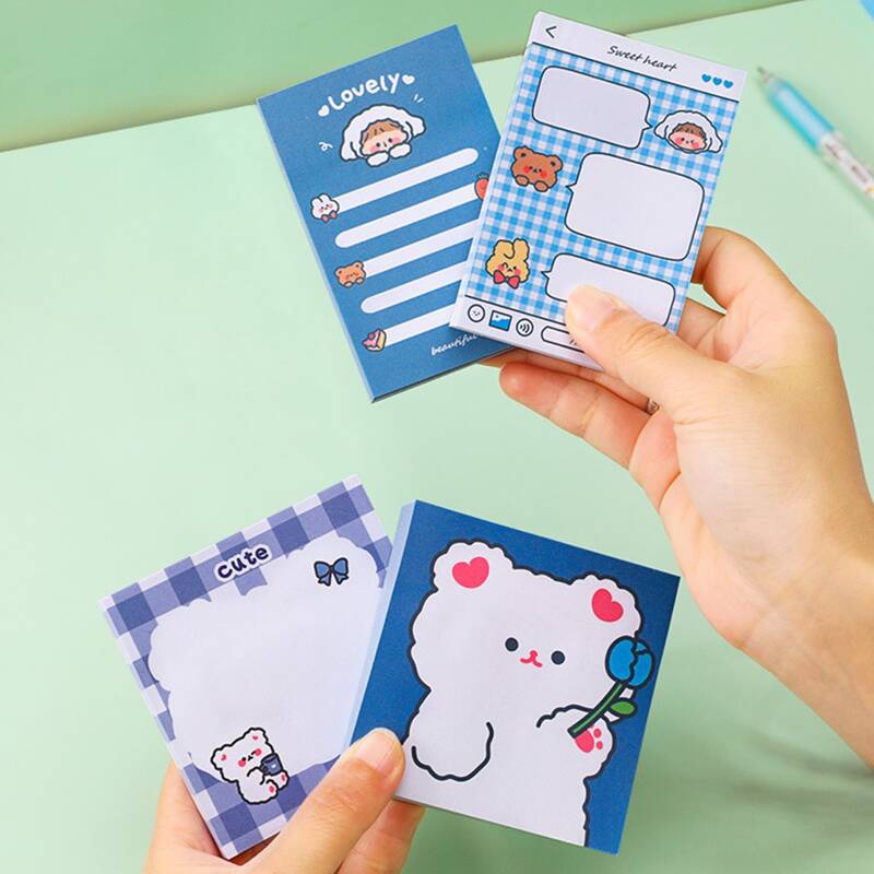 

1pc Cartoon Graphic Random Sticky Note, Multicolor