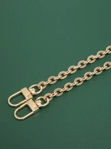 型鋁金屬鏈 0.6 公分 6 毫米直金色設計師錢包包帶手柄替換配件五金品質便攜式包配件時尚耐用適合新秀和白領青少年女孩女大學生