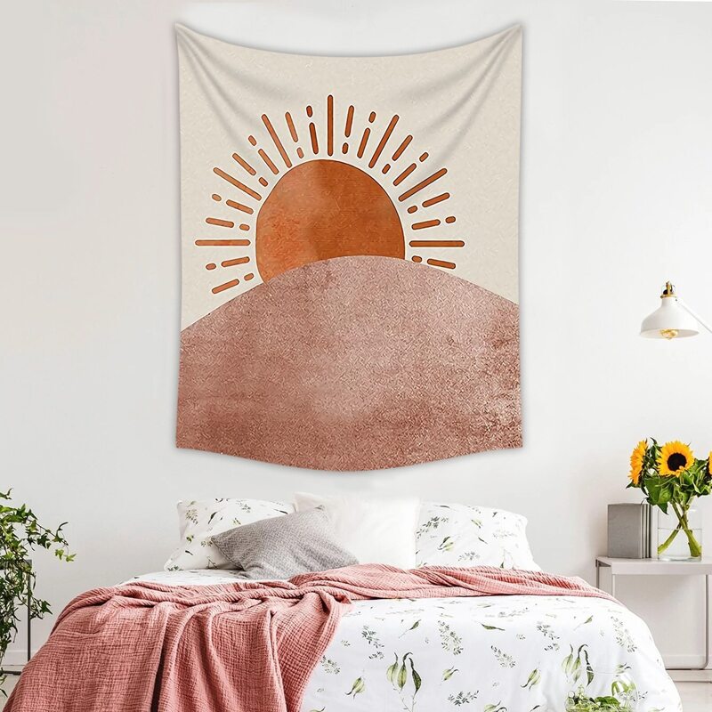 

1pc Sun Print Tapestry, Multicolor