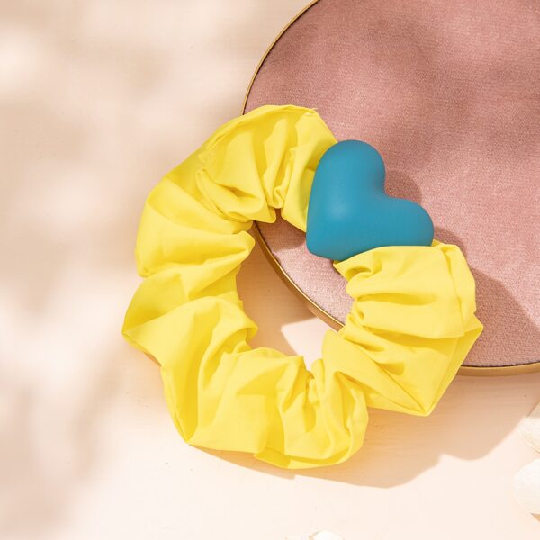 

Heart Decor Scrunchie, Multicolor