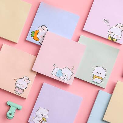 1入組卡通圖案隨機便簽