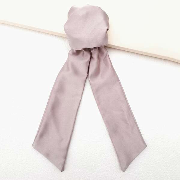

Solid Scarf Hair Tie, Dusty pink