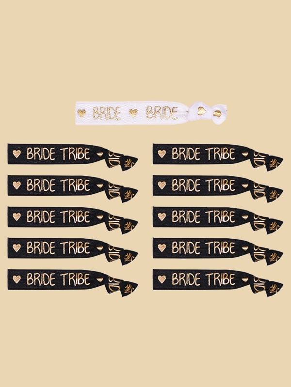11pcs Team Bride Bachelorette Party Bracelet Bride To Be Decoration