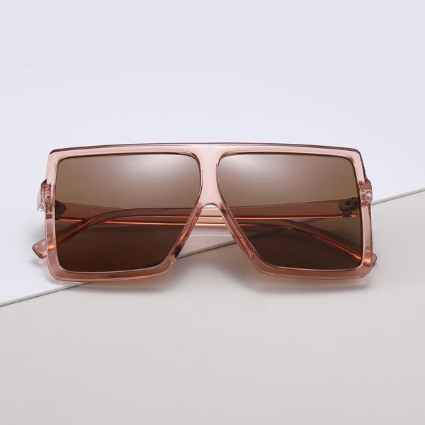 

Toddler Kids Flat Top Shield Polarized Sunglasses, Mocha brown