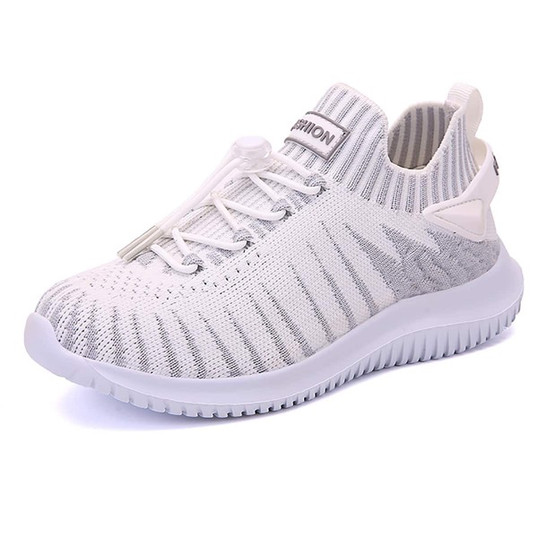 

Girls Crochet Detail Letter Patch Sneakers, Multicolor
