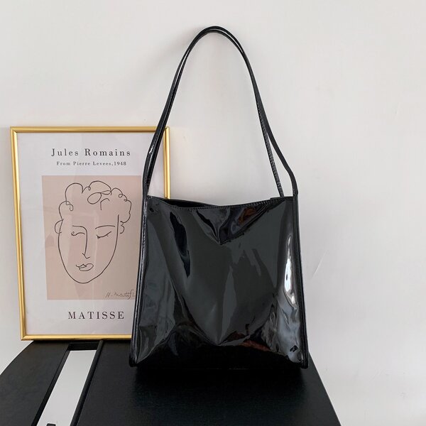 

Minimalist Tote Bag, Black