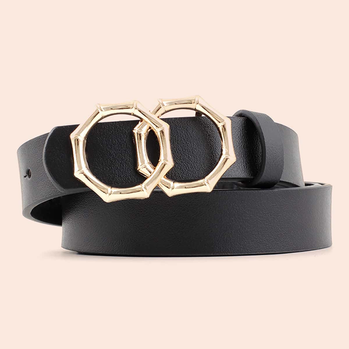 

1pc Geo Belt, Black