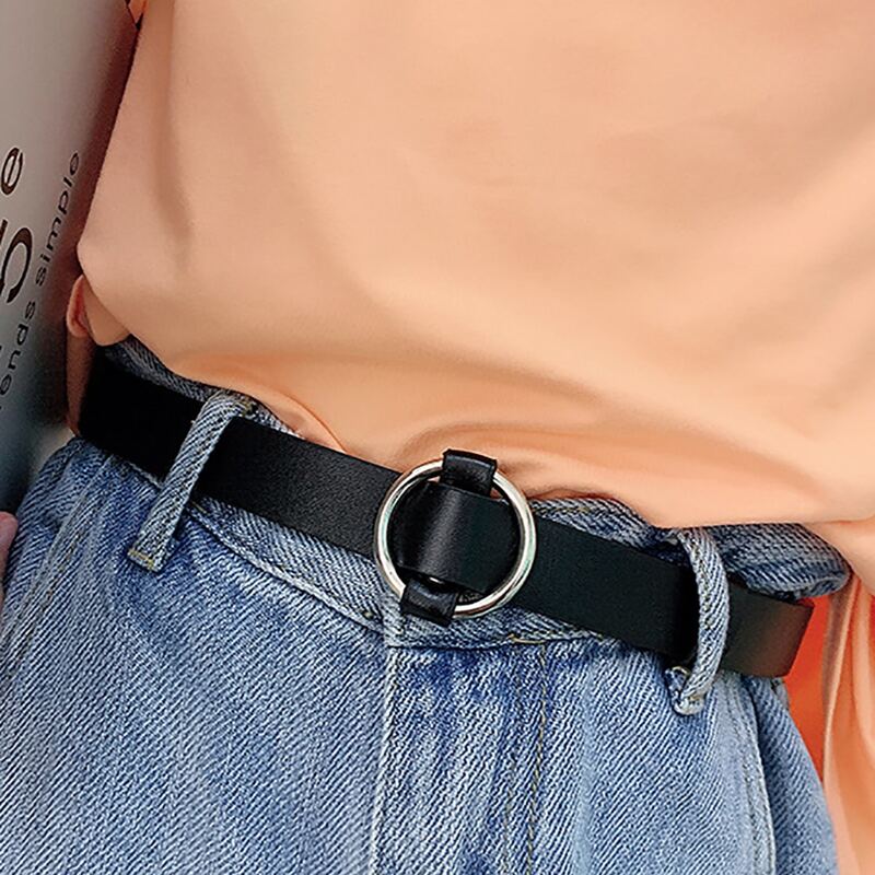 

1pc Simple Belt, Black