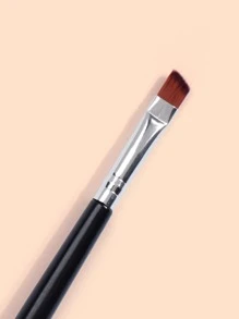 多功能可重复使用眉刷睫毛刷，1件双头眼部美容工具 - 黑色 - 查看 2